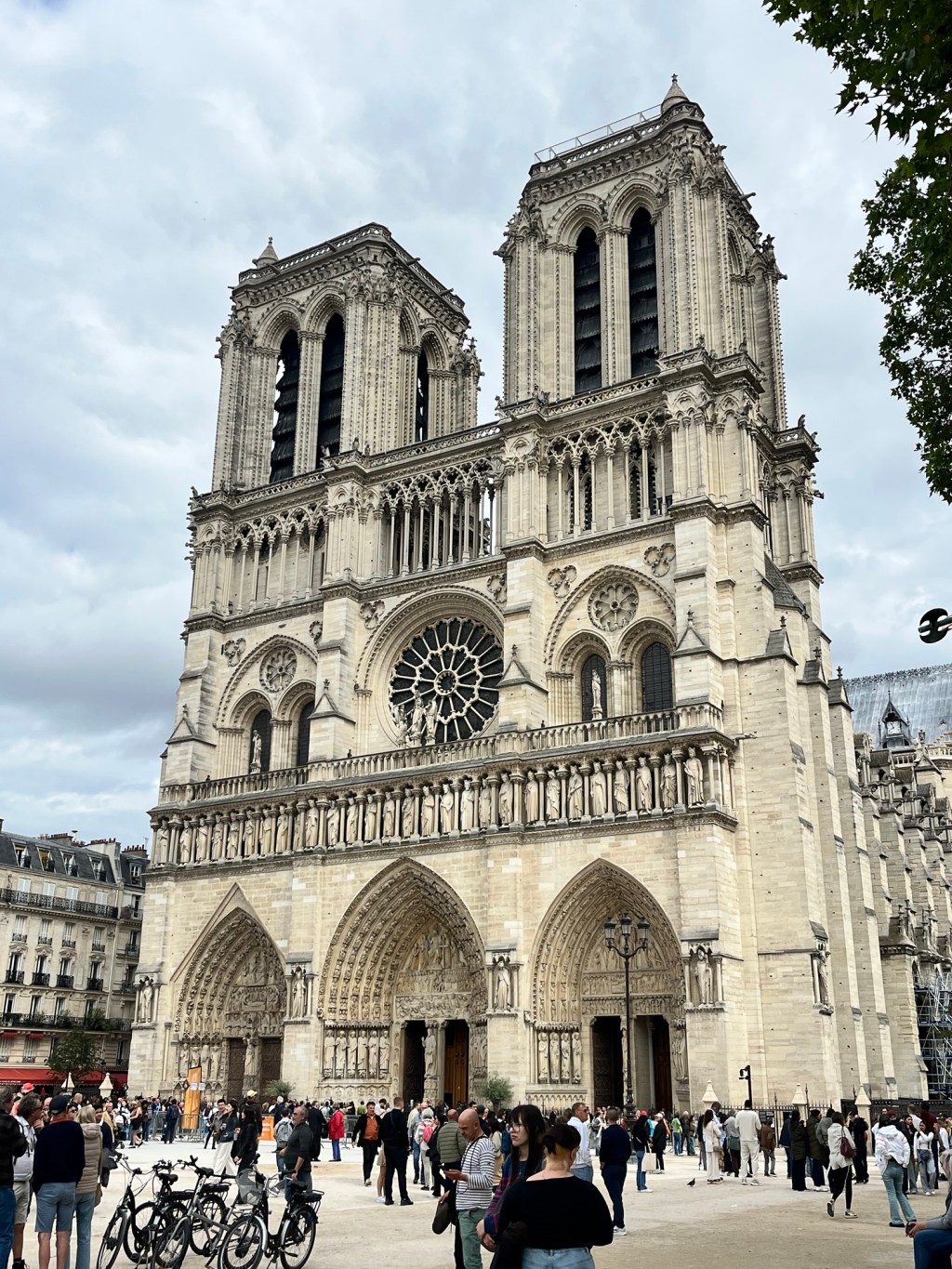 Notre Dame and Emily world’s best tour&nbsp;guide.